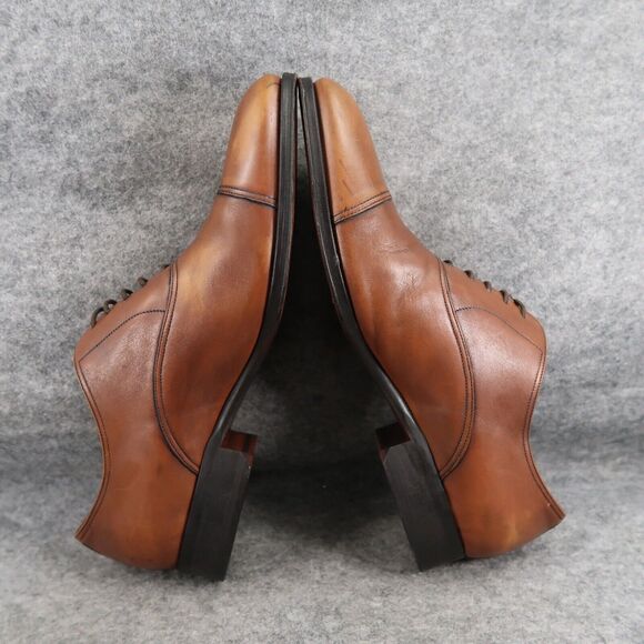 To Boot Shoes Men 8 Oxford Cap Toe Formal Calf Leather Brandon II Classic Cognac - Picture 11 of 16